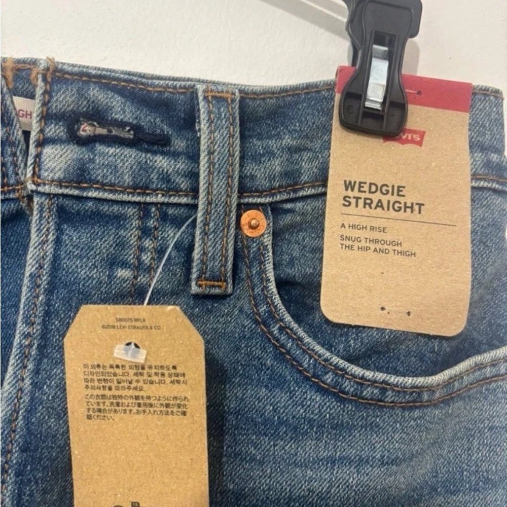 Levi's Blue Straight Leg Jeans